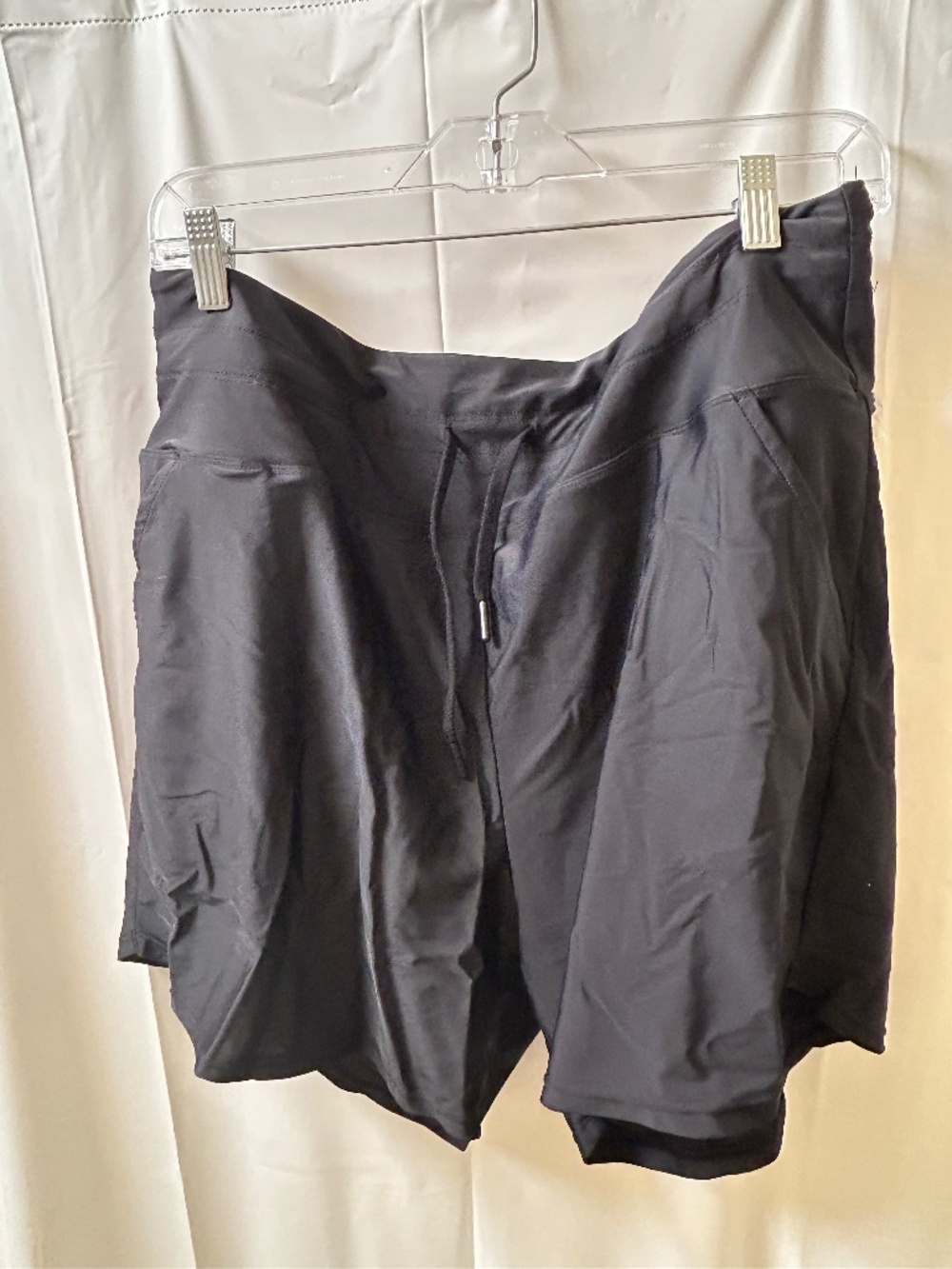 Viodin Black Athletic Shorts